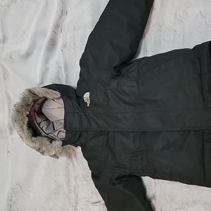 3T North Face puffer with faux fur hood